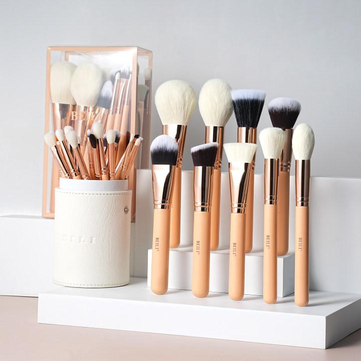 private label makeup brush with bag